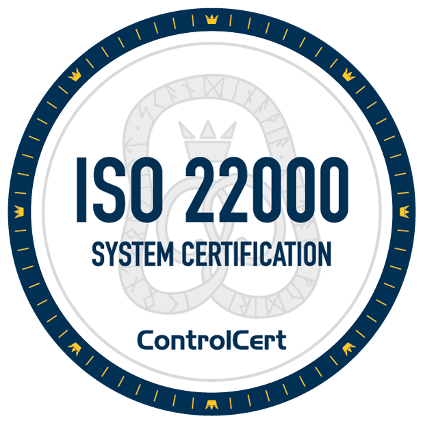 controlcert_symbol_iso22000 ISO 22000 Certifikat